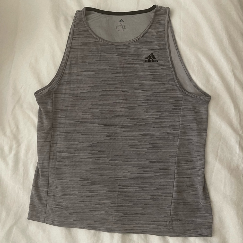 Adidas Men’s Heather Gray Workout Tank